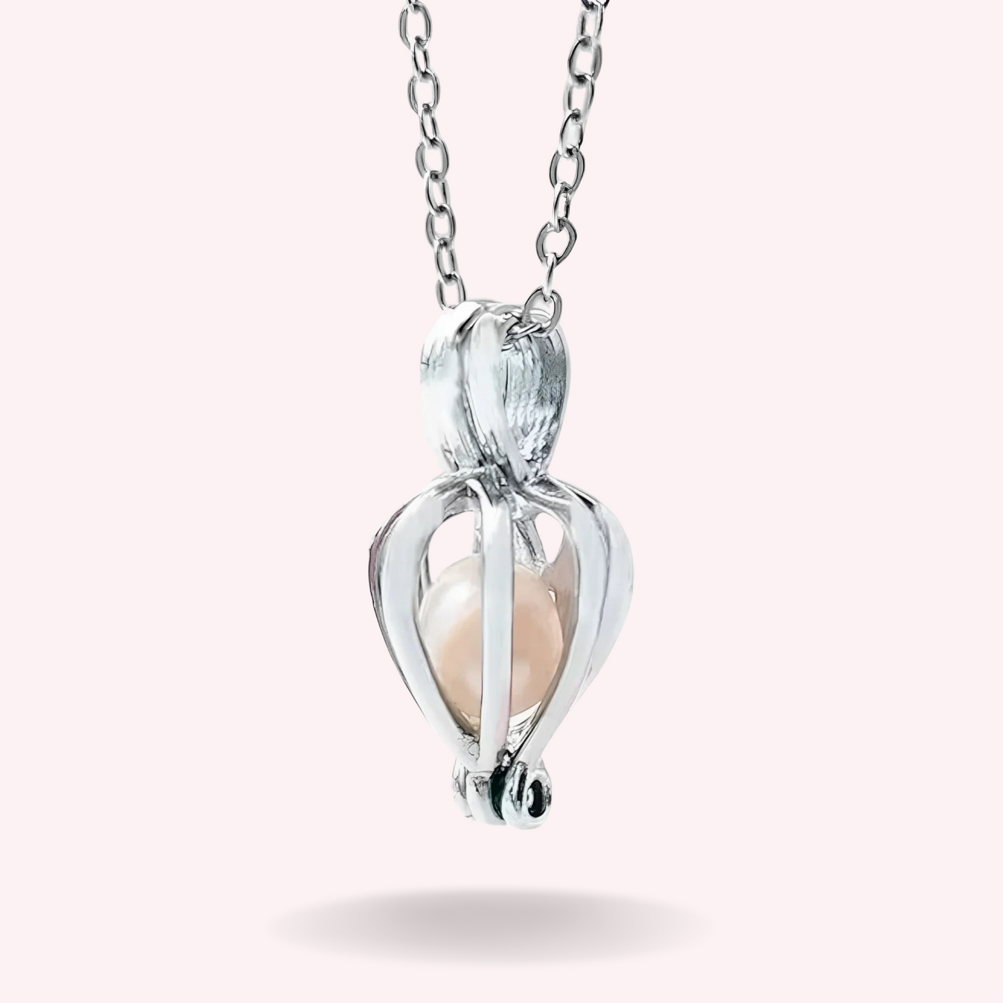 Collana Conchiglia Vera con Perla del Desiderio + Scatola Regalo Premium (Luxury Rose Edition)