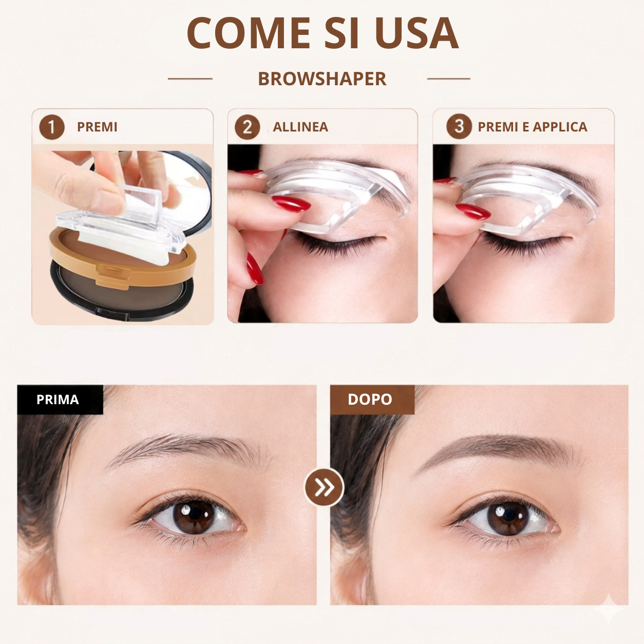 BrowShaper PRO – Applicatore per Sopracciglia