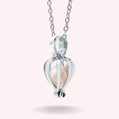 Collana Conchiglia Vera con Perla del Desiderio + Scatola Regalo Premium (Luxury Rose Edition)