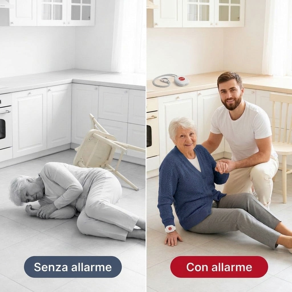 Senza allarme e con allarme: aiuto immediato con Pulsa